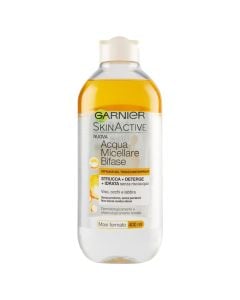 Cleansing water, Garnier Biphase Micellar, with Argan Oil 400ml.