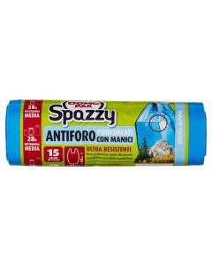 Qese mbeturinash, Domopak, 28 lt, blu, 1 cope