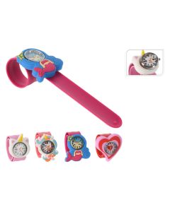 Children's bracelet with watch, plastic, mixed, 1 piece