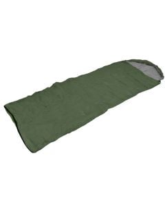 Sleeping bag, poliestër sintetike, 120x70 cm, jeshile, 1 copë