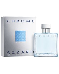 Parfum per meshkuj, Azzaro, Chrome, EDT, 50 ml, qelq dhe matal, blu, 1 cope