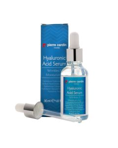 Moisturizing serum with anti-wrinkle effect for the skin, Pierre Cardin, plastic and glass, 30 ml, blue, 1 piece