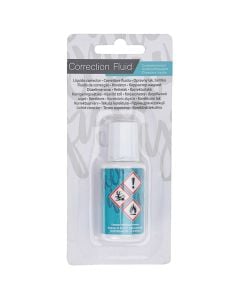 Korrektor i lëngshëm me furçë. plastike. 20 ml. I bardhe. 1 cope