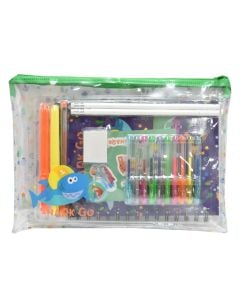 Set me aksesore kancelarie. metal dhe plastike. mikse. 16 cope. 1 pako