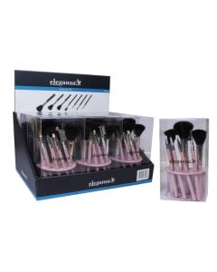 Set me 7 furça make up dhe mbajtëse, 7 copë, 1 pako