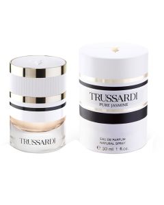 Eau de parfume (EDP) për femra, Trussardi ,Pure Jasmine, qelq dhe metal, 30 ml, bezhë dhe e bardhë. 1 copë