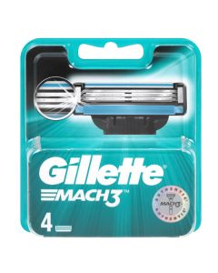 Koke Brisku, Gillette Mach3 4 Blade Refillss, me xhel lubrifikues