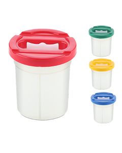Plastic cups for cleaning and holding paint brushes, plastic, 1 piece