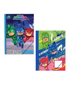 Dosje e thjeshtë me llastik, PJ Masks, karton, 29.7x21 cm, multicolor, 1 copë