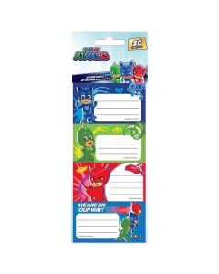Etiketa adezive me figura, PJ Masks, letër, mikse, 20 copë