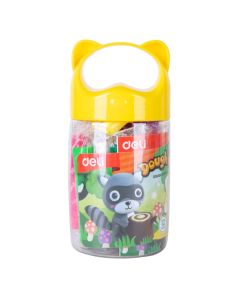 Plasticine, Deli, 140 gr, 12 colors