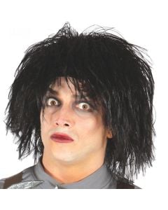Halloween wig, Eduart, black, 1 piece