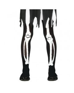 Tights for children, halloween, skeleton, 1 piece