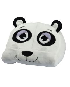 Mbajtëse libri dhe tableti, panda, pellush, 30x20x20 cm, e bardhë dhe e zezë, 1 copë