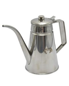 Holder for olive oil, stainless steel, 1 lt
