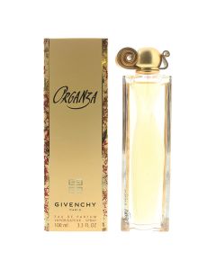 Parfum për femra, Givenchy Organza, EDP, 100 ml, qelq dhe metal, gold, 1 copë