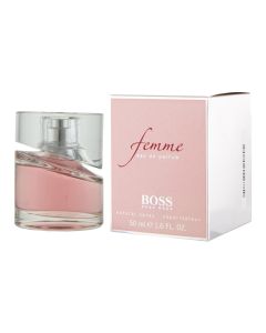 Eau de parfume (EDP) për femra, Hugo Boss, Femme, qelq dhe metal, 50 ml, rozë, 1 copë