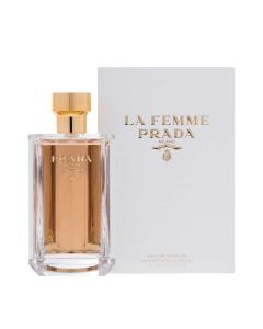 Eau de parfum (EDP) for women, Prada, La Femme, edp 100 ml, glass and metal, gold 1 piece