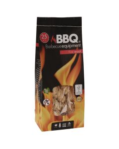 Ndezes zjarri, BBQ, fibra druri,  25 cope