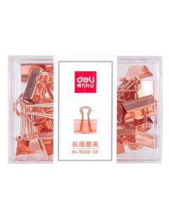 Clips with ears, Deli, 19mm, 25 pieces