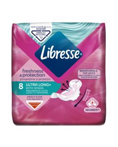 Peceta higjenike, Libresse, Ultra Plus, pambuk, 8 copë