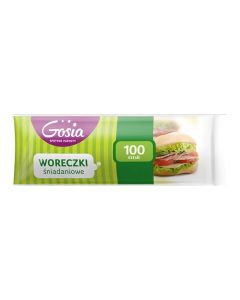 Packaging bag for food, Gosia, 17x8 cm, 100 pieces, 1 pack