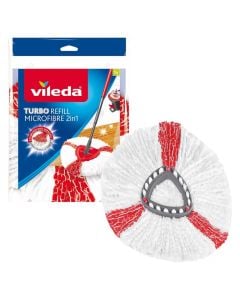 Cleaning mop, Vileda, 2 in 1, microfiber, 1 piece
