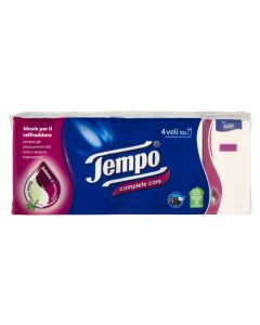 Peceta letre, Tempo, complete care, 4 fletë, 10 copë