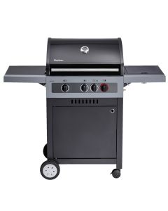 Barbekju me gaz, Enders, Boston Black, 134x59x115 cm, turbo, e zeze,  Inoks, 3 vatra, 1 copë