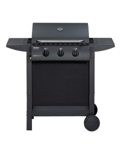 Barbekju me gaz, Enders, San Diego, 102x52x97 cm, e zezë, Inoks, 3 vatra, 1 copë