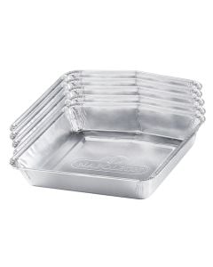 Aluminum tub for collecting grease, Napoleon, Travel Q, 17x15x3.3 cm, 5 pieces