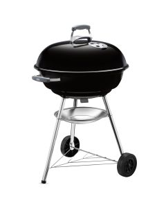 Barbekju me qymyr, Weber, Kettle, Ø 57 cm, 98x57.9x63 cm, metalike, e zezë, 1 copë