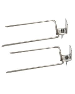 Meat forks for skewers, 2 pins