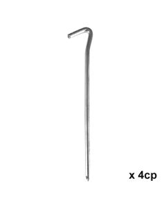 Fiksues metalik për tendë kampingu, Escape, 23 cm, 4 copë