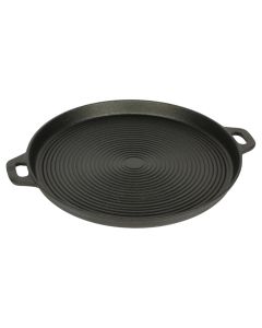 Cast iron barbecue pan, El Fuego, 34x3x40.5 cm, 3.1 kg, black, 1 piece