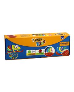 Bojra tempera per pikturim, "Bic", 12x20 ml,
