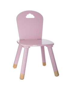 Karrige për fëmijë, MDF, rozë, 50x26x28 cm, 1 copë
