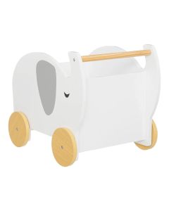 Decoration for children's room, Elephant, MDF, 35x39 cm, white, 1 piece