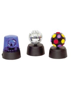 Set ndricues disko, plastike, ngjyra të ndryshme, 3 copë, 1 pako