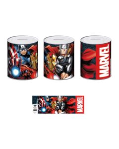 Children's piggy bank, Disney, Avengers, metal, 10x10x12 cm, 1 piece