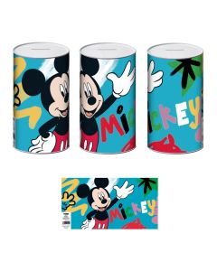 Children's piggy bank, Disney, Mickey Mouse, metal, 10x10x17.5 cm, 1 piece