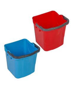 Kovë pastrimi, plastike, Mimoza, 25 lt, 35x35x36 cm, e kuqe/blu, 1 copë