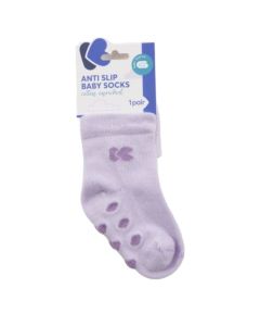 Corape për bebe, Kikka boo, kundër rrëshkitjes, 0-6 muajsh, lejla, 1 copë