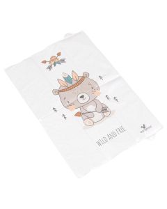 Ndërruese për bebe, Cangaroo, e palosshme, poliestër+pvc, 60x40 cm, mikse, 1 copë