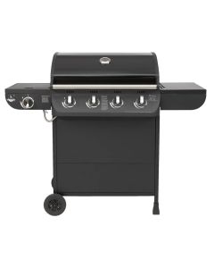 Barbekju me gaz, El Fuego, San Colombus, 4+1, inoks, argjend, 1 copë