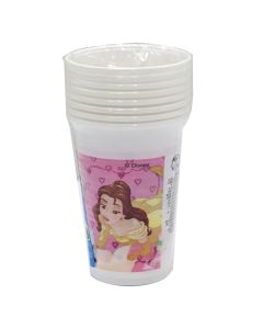 Gotë, Princess, plastike, 200 ml, 8 copë, 1 pako