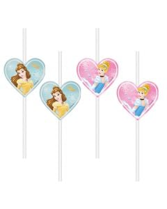 Pipa lëngjesh, Princess, karton, 22 cm, 4 copë, 1 pako