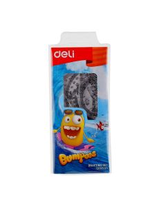 Drafting set for kids, Bumpees, Deli, 17x8 cm, transparent, 4 pieces