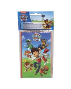 Invitation, Paw Patrol, cardboard, with envelope, 6 pieces, 1 package