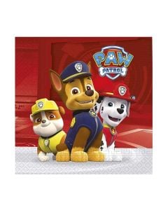 Kartopecetë, Paw Patrol, celulozë, 33x33 cm, 20 copë, 1 pako